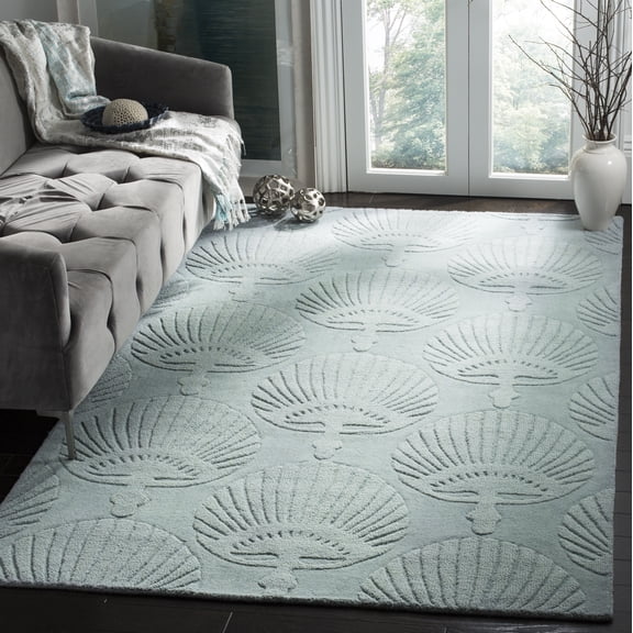 Safavieh Impressions Anima Floral Wool Area Rug, Gray, 5' x 8'