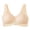 Khaki, variant on Womens Front Closure Mastectomy Bra Wireless Post Bralette for Silicone Women Breast Forms Prosthesis