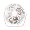 thumbnail image 4 of Ventilador solar redondo de 6 pulgadas, 10 W, portátil, alimentado por panel solar USB, para refrigeración y ventilación., 4 of 14
