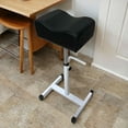 thumbnail image 6 of Pedicure Manicure Footrest with Soft Cushion Non Slip Simple Installation Convenient Comfortable Foot Nail Beauty Stool Stand Black, 6 of 9