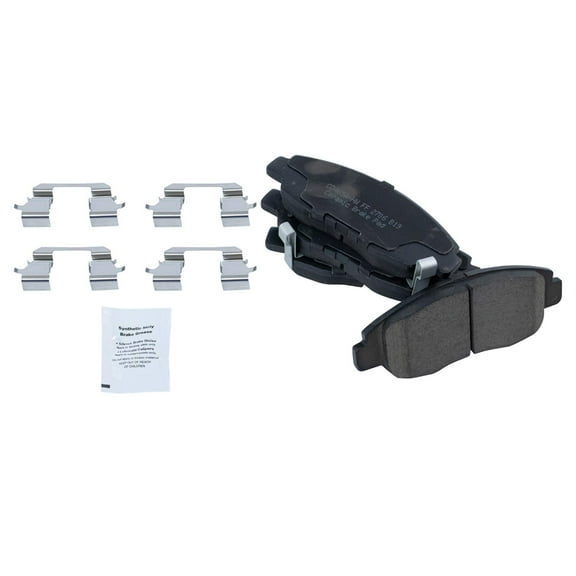 TRQ Front Premium Posi Ceramic Brake Pad Left & Right Kit for Honda Acura BFA73092 Fits select: 2001-2009 HONDA CIVIC LX, 2010-2011 HONDA CIVIC VP