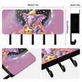 thumbnail image 2 of Elephant Magic Stars Mail Holder Organizer Wall Mount with Shelf Key Holder Key Rack with 5 Key Hooks for Wall Decorative, 2 of 6