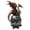 Red, variant on Ain’t It Nice Dragon Statue On Light Up LED Orb Cycling Through Many Vibrant Colors Collectible Dragon Figurine Fantasy Décor, Red 4(L) X 4(W) X 8(H) inches (Batteries Included)