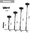 thumbnail image 4 of Andoer Extendable 54-inch Selfie Stick Stand Tripod with Detachable Desktop Holder, 4 of 6