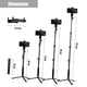 thumbnail image 2 of Trípode Soporte de trípode Selfie Stick extensible de 54 pulgadas Aleación de aluminio con trípode de escritorio desmontable Soporte para teléfono Adaptador de montaje de cámara deportiva Obturador re Andoer Trípode, 2 of 7