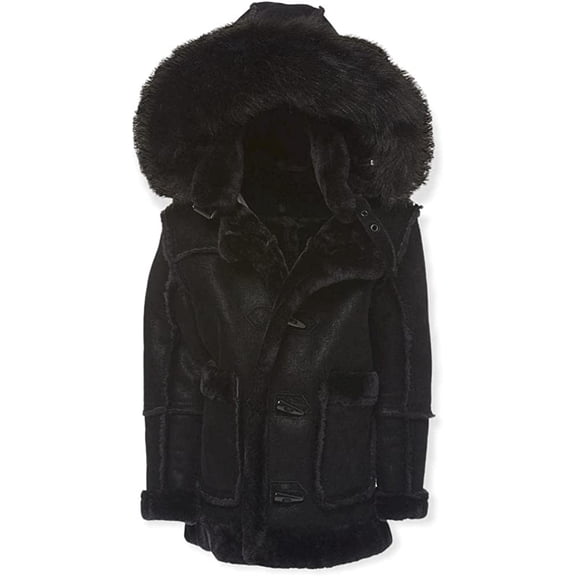 Jordan Craig Kids Denali Shearling Jacket (Black) 6 Black