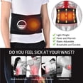 thumbnail image 4 of Vogacara Professional Heated Waist Massager Heating Back Body Waist Massagers Support Tool Adjustable Belt Massage Portable for Men Women Protección de la piel No.2 Vogacara CE008692-02, 4 of 6