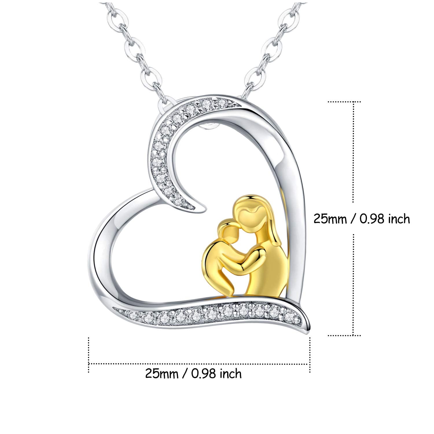 Coachuhhar Mom Necklace for Mother Son