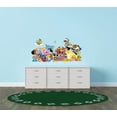 thumbnail image 3 of Cartoon Characters Show Decors Wall Sticker Art Design Decal for Girls Boys Kids Room Bedroom Nursery Kindergarten House Fun Home Decor Stickers Wall Art Vinyl Decoration (20x40 inch), 3 of 4