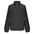 thumbnail image 6 of Dgankt Jackets for Women Windbreaker for Hiking Travel Long Sleeve Jacket Hoodless Casual Fall Coat,Sizes S-4XL, 6 of 6