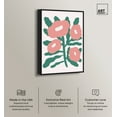 thumbnail image 2 of Theres Blush Flowers Canvas Boho Colorful Wall Art by Art Remedy, Black Frame, 30" x 45", 2 of 7