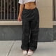 thumbnail image 1 of WILLBEST Pantalones Casuales de Mujer de Talla Grande, Rectos, Cargo, Pierna Ancha, Holgados, para Comodidad y Estilo Diario. Chica, 1 of 8