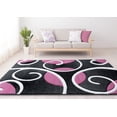 thumbnail image 2 of United Weavers Bristol Area Rug 2050 10386 Riley Pink Curls Loops 7' 10 x 7' 10" Rectangle, 2 of 3