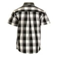 thumbnail image 2 of Gioberti Boys Casual Plaid Checkered Short Sleeve Button Down Shirt, 2 of 3