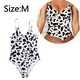 thumbnail image 2 of Trajes de baño de una pieza con escote pronunciado y espalda cruzada y corte alto para mujer, 2 of 7