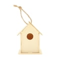 thumbnail image 2 of Casa de pájaros Cola de madera natural para colgar en el exterior estilo 5, 2 of 8