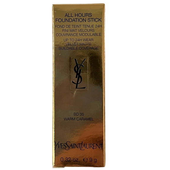 Yves Saint Laurent All Hours Foundation Stick BD 35 Warm Caramel 0.32 oz YSL Beauty