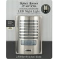 thumbnail image 4 of (2 pack) Better Homes & Gardens LED Night Light, Louver Design, Motion-Sensing, Satin Nickel, 4 in, 1 in, 4 of 9