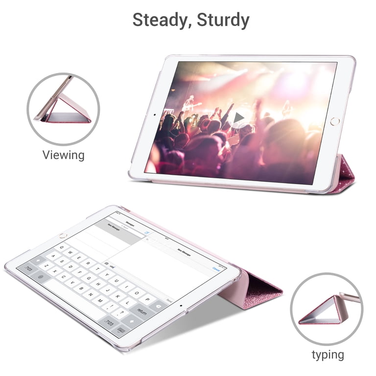 ULAK Slim iPad 10.2 Case for 9th, 8th, 7th Gen, Shockproof Stand 