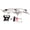 Silver, variant on Suodoka 1/10 RC Front Axle Aluminum Alloy Diamond Shaped Upgrade Part for Axial Wraith 90018 90020 90045 RR10 90048 90053 Crawler Accessory Black 10.8 inches / 27.5 cm
