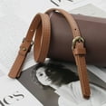 thumbnail image 3 of 2pcs Leather Purse Straps, Handbag Handles Shoulder Straps Replacement with Adjustable Metal Buckle, 3 of 5