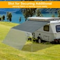 thumbnail image 5 of Yescom Ripstop Vehicle Awning 8.2x8.2' Roof Rack Overlanding Shade for RV SUV Tailgate Outdoor Camping Gray, 5 of 12