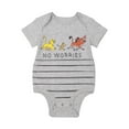 thumbnail image 4 of Disney Lion King Newborn Baby Boys 3 Pack Bodysuits Newborn to Infant, 4 of 5