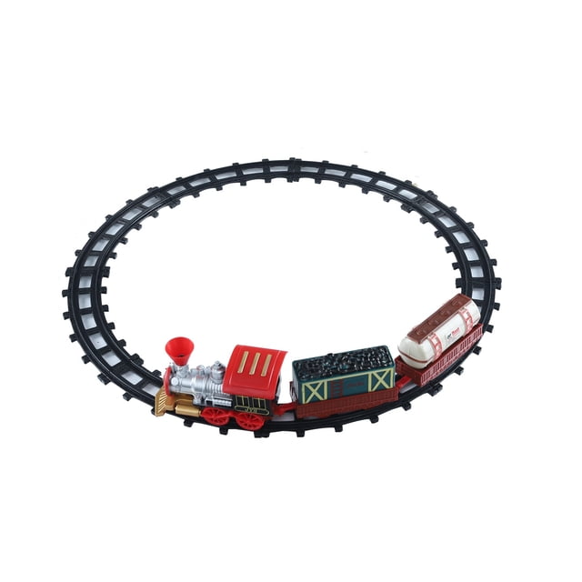 Juguetes Para Niño Tren de juguete de simulación para niños, regalo clásico de Navidad, tren pequeño, vía de coche. Juguetes Para Bebe 1 Año