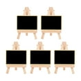 thumbnail image 4 of veasfak 10pcs Mini Chalkboard Sign Wooden Blackboard Wedding Party Decor with Tripods Rectangle and Wave, 4 of 9