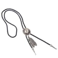thumbnail image 3 of Western Cowboy Rodeo Bolo Tie De Hombre De Moda Con Colgante De De Sombrero - Plata antigua Sunnimix Western Bolo Tie Necklace, 3 of 7