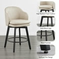 thumbnail image 3 of CHITA Modern Swivel Counter Height Bar Stools with Arm, 3 of 7