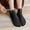 czb# Black346, variant on Wuxian Womens Socks Solid Color Ruffles Pearl Thickened Warm Crew Socks Cute Thick Soft Ankle Socks Fuzzy Socks,Black,One Size