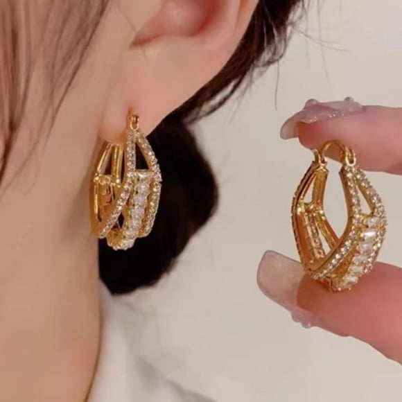 14K Gold Plated Stud Earrings for Women Gold Silver Earrings for Women Small Chunky Hoop Earrings 14K Gold Plated Flat Back Cartilage Earrings for Women Men Deals of the Week Clearance