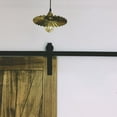 thumbnail image 5 of Sliding Barn Door Hardware Kit, Space Saving Design & Heavy Duty Steel, for Single Wooden Door, Easy Installation & Smooth Quiet Operation, Industrial Grade Components for Kitchen, 5 of 5