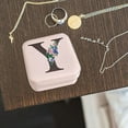 thumbnail image 1 of Sokhug Velvet Jewelry Box with Mirror, Compact Organizer with Multiple Compartments for Rings Earrings Necklaces Travel Storage, 1 of 7