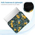 thumbnail image 2 of FORMRS 13-13.3 inch Laptop Sleeve Case Soft Carrying Quilted Computer Bag Cover, Blue Lemons, 2 of 7