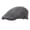 Gray, variant on Newsboy Hats for Men Leather Flat Cap Gatsby Driving Cabbie Hat,Brown，G131545