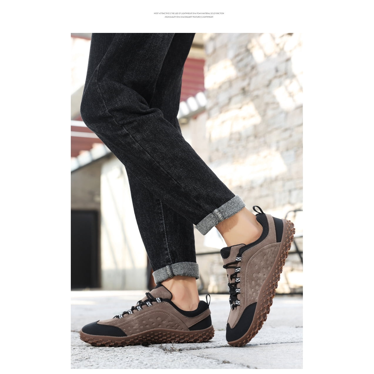 Unisex Large Size Wide Toe Barefoot Hiking Shoes, Outdoor Mountaineering Shoes, Non-Slip Breathable Lightweight, All Season Couple Sports Shoes, Daily Outdoor, Versatile Comfort