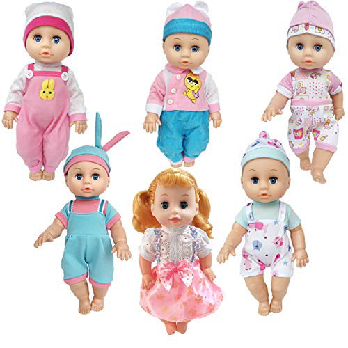 Dolls Babygro 11-12 Inch Doll. 11-12 Inch Height Dolls Sleeper Suit And Bib 