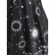 thumbnail image 4 of Tank Top de Talla Extra con Anillo Cruzado con Estampado de Luna y Luna Rosegal  Camisetas sin mangas de talla grande, 4 of 5