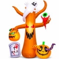 thumbnail image 2 of Inflable Halloween Arbol Calabazas Fantasma Ojo 2.45m Led, 2 of 7