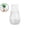 Clear, variant on Clear Hydroponic Planter – 5.7x2.3in Shatterproof Plastic Vase,Self-Watering Glass-Look Desktop Planter for Home, Office & Modern Decor