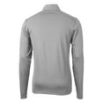 thumbnail image 3 of Men's-Cutter & Buck  Gray LAFC Big & Tall Virtue Eco Pique Recycled Quarter-Zip Pullover Top, 3 of 3