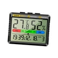 thumbnail image 5 of Fancyes Temperature Humidity Meter Indoor Hygrometer Freestanding Versatile Electronic Humidity Meter Weather Station for Living Room Black, 5 of 8