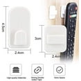 thumbnail image 4 of 6Pcs Universal Remote Control Holder Wall Mount, Small Remote Holder Organizer for TV Fan Air Conditioner Table Bed Wall, 4 of 4
