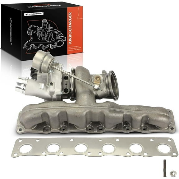 A-Premium B03 Complete Turbocharger Turbo Kit with Actuator and Gasket Compatible with BMW models - 328i xDrive, 328xi, 335i xDrive, 335is, 335xi, X3, 435i xDrive, X1, 135is, ActiveHybrid 3, X1 & More