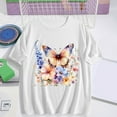 thumbnail image 2 of Floruhand Women's Vintage T Shirts Graphic Tees Summer Short Sleeve Casual Crewneck Basic Tunic Tops Trendy, 2 of 4