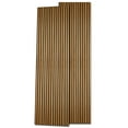 thumbnail image 3 of Art3dwallpanel 2PCS 95.7''x24'' Wood Slat Acoustic Panels, MDF 3D Decorative Wall Paneling,Teak,31.9 sq.ft., 3 of 8