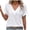 White, variant on WXLWZYWL Womens Summer Tops V-Neck Loose Casual Style Short Sleeve T-Shirt Pink