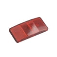 thumbnail image 3 of LEFU for Bicycle Safety Reflector Disc Rear Pannier Rack Light 2 Hole Mount Red Plastic 95x40mm High Visibility Night Riding Accessory for Bikes, 3 of 10